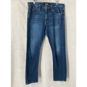 Revtown Sharp Decade Denim Jeans Mens 36x29 Dark Wash Slim‎ Straight Blue